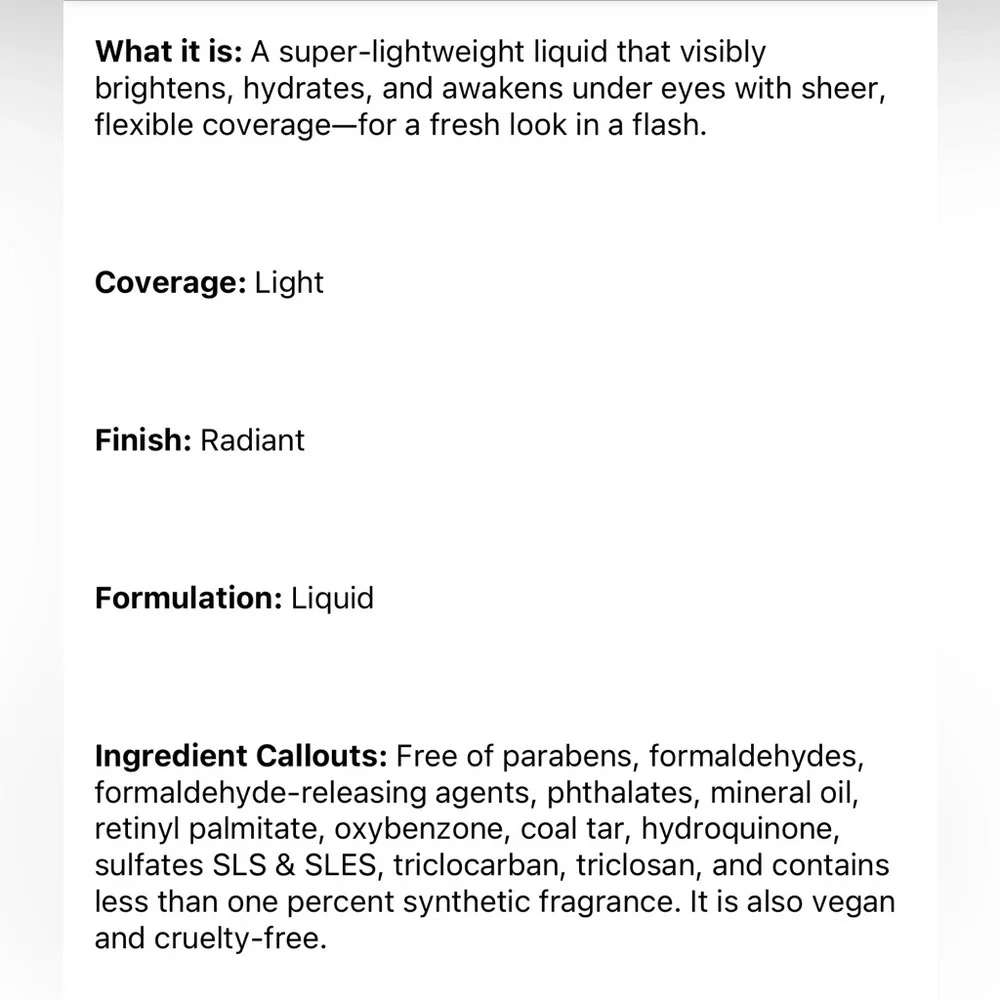 🌿 RARE BEAUTY Positive Light Under Eye Brightener